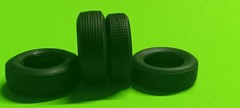 Torq Thrust D Rim American Racing 1/25 AMT Chevy Bel Air Street Rod Wheel Tire