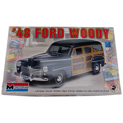 Revell Monogram 85-4282 48 Ford Woody 1/25 Model Kit Open Box Unbuilt
