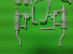 Mack R685ST 1/25 AMT big rig semi truck model car part lot exhaust pipes stacks
