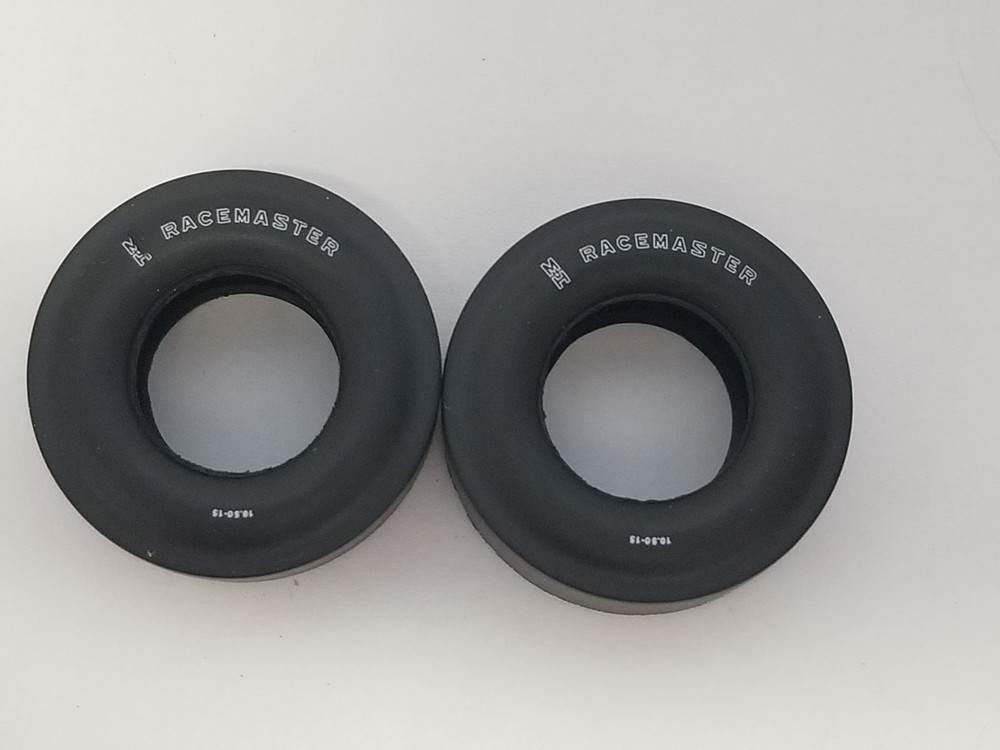 PAD PRINTED M&H RACEMASTER DRAG SLICKS from 72 Nova 1:25 AMT Model Kit