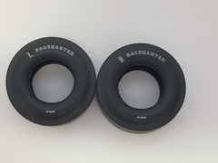 PAD PRINTED M&H RACEMASTER DRAG SLICKS from 72 Nova 1:25 AMT Model Kit
