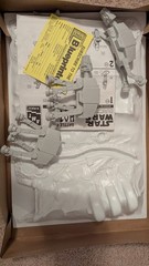 Star Wars Battle of Hoth Action Scene Model kit AMT ERTL 1995 Open Box
