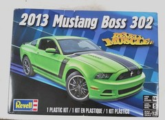 Revell Muscle 2013 Ford Mustang Boss 302 1:25 Scale Model Kit NOB