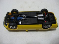 Monogram Yellow 1970 Ford Mustang Boss 302 1/24 Scale Built Model Kit #2923