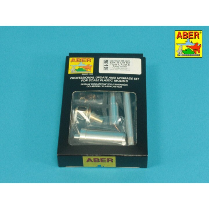 Aber #16L-026 1/16 Barrel 8,8cm KwK 36/56 to Tiger I early(Andys Hobby/Takom)