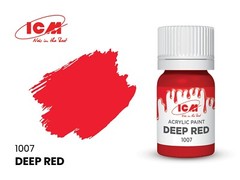 ICM 3031 Acrylic paint set for Fire trucks Grey, Red, Brown, Blue, White, Black