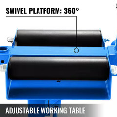 Manual Tire Spreader Portable Tire Changer with Stand Adjustable LED Light Tire