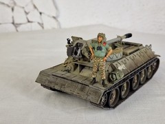 1/35 Built T-34/D30 122MM Syrian Self-Propelled Howitzer – Ready to Send !