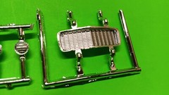 1970’s Chevy Vega 1/25 Chrome Grille Grill Head Lights Lamps MPC Model Car Parts