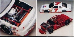 MONOGRAM 1/24 AK T-BIRD STOCK CAR FACTORY BUILT UP STUDIO BOX ART DISPLAY MODEL
