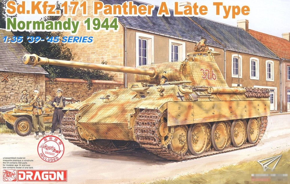 DRAGON 6168 1/35 ’39-’45 Series Sd.Kfz.171 Panther A Late Type