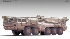 3D Printed 1/72/35 China Beiling 300mm vehicle-mounted howitzer “Pioneer 2” Kit