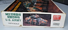 1987 Academy 1:35 U.S. Army M2 Bradley IFV Infantry Model #1335 Parts & Pieces