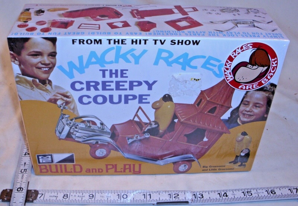 MPC WACKY RACES CARTOON THE CREEP COUPE CAR MODEL KIT SEALED MPC936/12