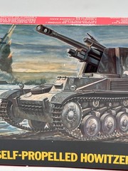 Vintage ESCI German Self-Propelled Howitzer Wespe 1/72 WWII Model Kit #8004