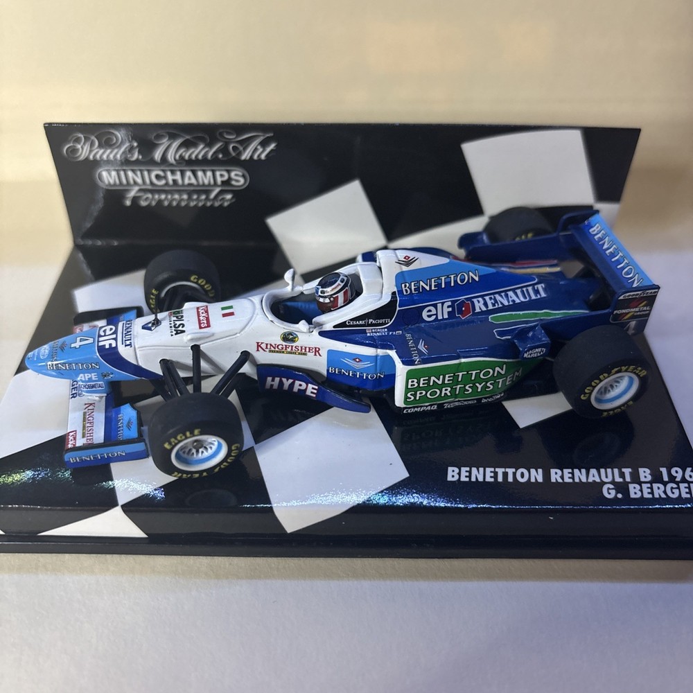 MINICHAMPS Benetton Renault B196, J. ALESI, No3, 1/43