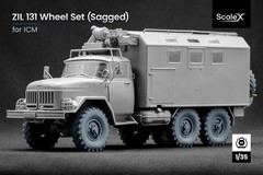 Scalex – WM-35017W – ZIL-131 KI-113 Weighted wheel set – 1/35