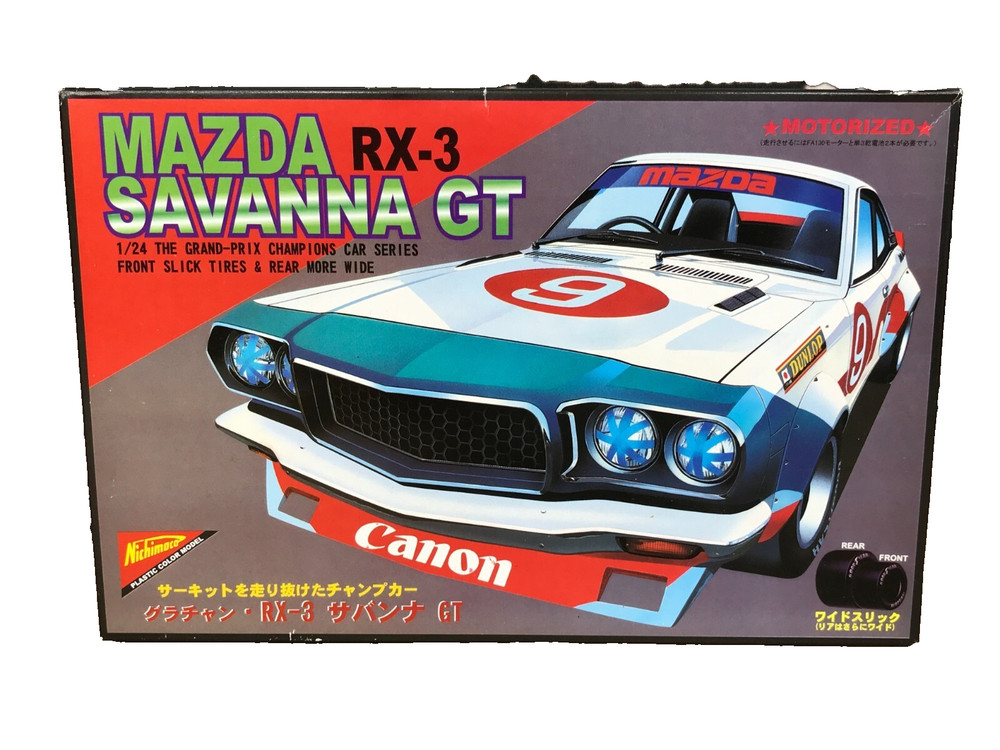 M9B Sealed Parts complete MAZDA RX 3 SAVANNA GT 1/24 MODEL KIT NICHIMO gpc-2402