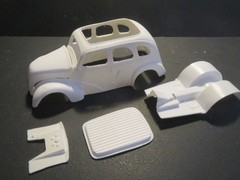 48′ Anglia 4 Door 1/25 Resin Bodyl from Fremont Racing Specialties