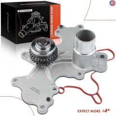 A-Premium Engine Water Pump with Gasket Compatible with Ford Mustang F-150