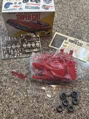 MPC 1969 COUGAR SUPER CAT DRAG CAR ORIGINAL SEALED INSIDE KIT! CIRCA 1969! VMCP!