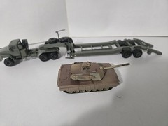 1-72 Ukraine Kraz 260 Tank Hauler With MIA2 Abrams Tank Built New Sweet