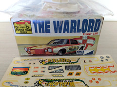 SUPER RARE! *ORIGINAL VINTAGE MPC WARLORD CAMARO FUNNY CAR KIT *SEALED-BAGS!