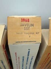 7 NOS Johan 1968 AMC Javelin SST Dealer Promo Cars w/ Original Boxes & CASE BOX