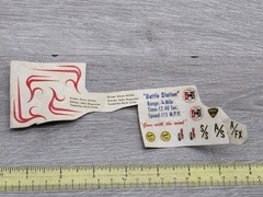 Vintage Lot of Original Model Kit Stickers Decals Water Transfers 1960s