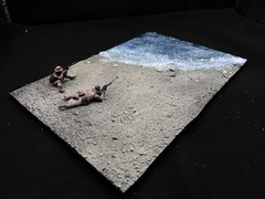 1/35 Scale Military Diorama Base Terrain Display Model Soldiers Figures Diecast