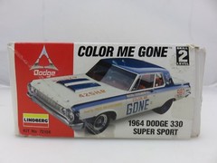 Lindberg COLOR ME GONE 1964 DODGE 330 SUPER SPORT Plastic Model Kit UNBUILT 1996