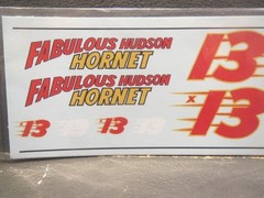 LAST CHANCE!! Salt Flats Hudson Hornet 1/25th Decal from Fremont Racing