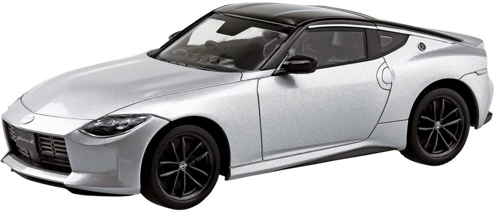 AOSHIMA 1/32 The Snap Kit Series Nissan RZ34 Fairlady Z Brilliant Silver Color-c