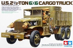 Tamiya 35218 1/35 Military Model Kit WWII U.S GMC CCKW 2.5 Ton 6×6 Cargo Truck