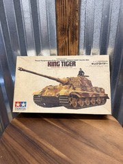 Vintage Tamiya 1/35 King Tiger MT120 Motorized Tank Model Kit Unbuilt Boxed