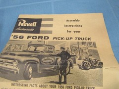BOX ONLY & Spare Parts Revell 1956 Ford Pick-up Truck H-1400 H
