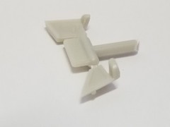 1958 Edsel Pacer FENDER BRACKETS from AMT 1:25 Model Kit 58