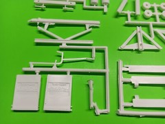 F-2 Tandem Suspension Front Support Legs 1/25 Fruehauf Van Trailer AMT Tractor