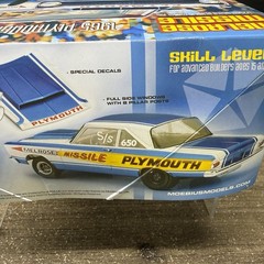 Moebius Models 1965 Plymouth Super Stock Melrose Missile 1/25 Scale Kit 1229