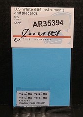 Archer Fine Transfers 1/35 U.S. White 666 Instruments & Placards # AR35394
