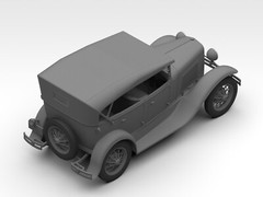 ICM 24050 – Model A Standard Phaeton Soft Top 1930s – Car Model Kit, Scale 1:24