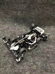 TAMIYA 4WD Racing Car FMA Chassis Custom Painted Black Silver Grey Mirror
