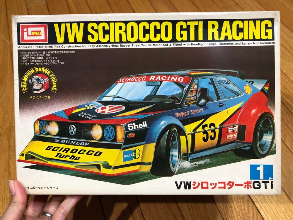 VOLKSWAGEN SCIROCCO GTI RACING 1/24 MODEL KIT IMAI VINTAGE VW
