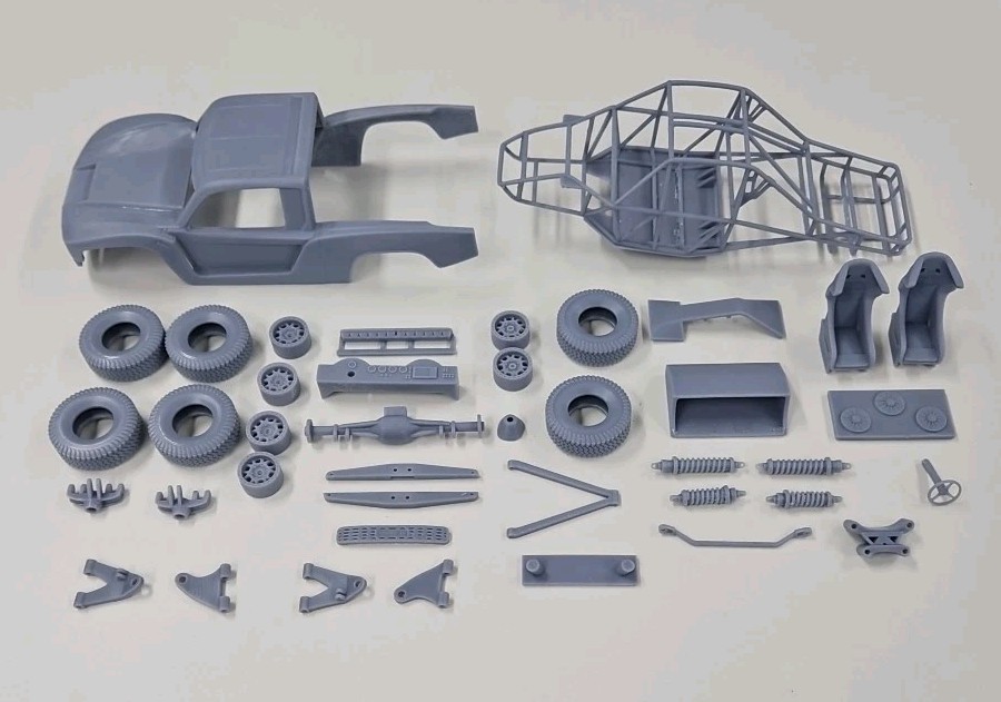ABS-LIKE RESIN 3D PRINTED 1/35 HOONIGAN TROPHY TRUCK KIT