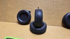1969 Chevy Camaro Z/28 SET WIDE TIRES BIG 1/12 Scale Monogram Model Kit PARTS