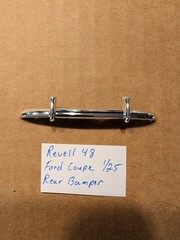 REVELL 48 FORD COUPE REAR BUMPER NEW! 1/25