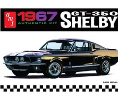 AMT 834 1:25 1967 Shelby GT350 Car (Black) Model Car Kit