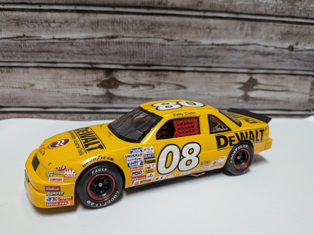Built Nascar Plastic Model Car 1:25 Scale Bobby Dotter DeWalt Chevy Stock Car