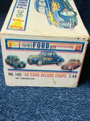 Vintage AMT 1940 Ford Deluxe Coupe Model Kit Parts Lot 1960’s Issue Extra Parts