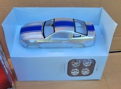 Revell 2014 Mustang GT Silver Blue Opened All Parts Sealed 1:25 Model Kit 4388
